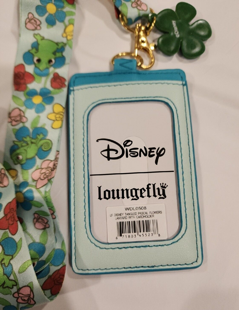 LF Disney Tangled Lenticular Pascal Flowers Enamel Keychain