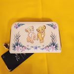 The Lion King Simba & Nala Floral Zip Wallet