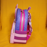 Loungefly Disney Alice in Wonderland Cheshire Cat Fuzzy Pink Mini Backpack