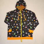NBC Christmas Tree String Ornaments Unisex Hoodie Size XLarge