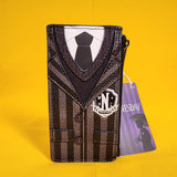 Loungefly Wednesday Addams Nevermore Outfit Uniform Cosplay Cardholder Wallet