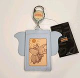 Dumbo Elephant Ears Floral Retractable Lanyard ID Holder