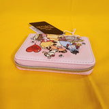 Loungefly Disney Winnie The Pooh ad Friends Valentine's Day Heart Zip Wallet