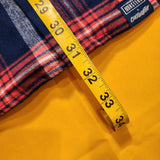 Cakeworthy Universal Monsters Dracula Flannel Blue Red Halloween Shirt XL