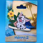 Disney Moana 2 PUA Pig Plumeria Flower Enamel Pin Monogram