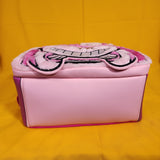 Loungefly Disney Alice in Wonderland Cheshire Cat Fuzzy Pink Mini Backpack