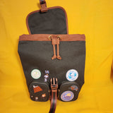 Loungefly Peanuts Snoopy Beagle Scout Canvas Patches Sak Mini Backpack