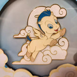 Hercules Baby Pegasus Glitter Limited Edition Enamel Pin