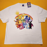 Cakeworthy Care Bears x Sesame Street Drop Sleeve Tee Shirt Unisex Large