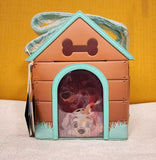 I Heart Disney Dogs Dog House Triple Lenticular Figural Crossbody Bag