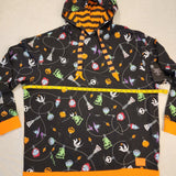 NBC Christmas Tree String Ornaments Unisex Hoodie Size XLarge