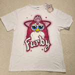 Furby Air Brush Pink 90s Toy TShirt Dress Oversized Shirt Small