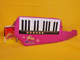 Loungefly Jem and the Holograms Figural Pink Keytar Crossbody Bag