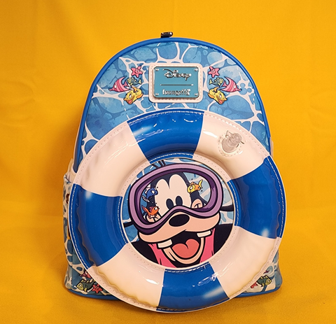 Goofy Floatie Pool Swimming Goggles Fish Mini Backpack