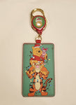Winnie the Pooh & Friends Holiday Lights Retractable ID Lanyard