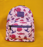 Loungefly Disney The Sword In The Stone Madam Mim AOP Pink Mini Backpack