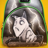 Loungefly Disney Frankenweenie Sparky Glow in Dark Halloween Mini Backpack