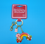 Loungefly Strawberry Shortcake Custard Rainbow Keychain Charm