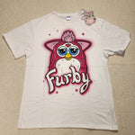 Furby Air Brush Pink 90s Toy TShirt Dress Oversized Shirt Small