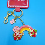 Loungefly Strawberry Shortcake Custard Rainbow Keychain Charm