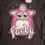 Furby 90s Airbrush Sweatshirt Crewneck Pullover Unisex Size L
