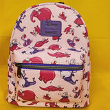 Loungefly Disney The Sword In The Stone Madam Mim AOP Pink Mini Backpack