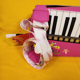 Loungefly Jem and the Holograms Figural Pink Keytar Crossbody Bag
