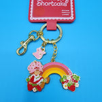 Loungefly Strawberry Shortcake Custard Rainbow Keychain Charm