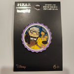 Pixar UP Carl and Dug Grape Soda Cap Portrait Enamel Pin