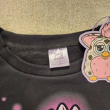 Furby 90s Airbrush Sweatshirt Crewneck Pullover Unisex Size L