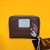 Loungefly Disney Alice In Wonderland Winter Drawing Rabbit Clock Zip Wallet