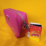 Loungefly Jem and the Holograms Figural Pink Keytar Crossbody Bag
