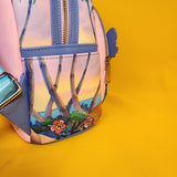 Loungefly Disney Lilo & Stitch Stitch & Scrump Duck Bike Ride Mini Backpack NEW