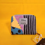The Nightmare Before Christmas Jack & Sally Split Soft Tag Zip Wallet