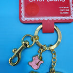 Loungefly Strawberry Shortcake Custard Rainbow Keychain Charm