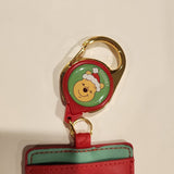 Winnie the Pooh & Friends Holiday Lights Retractable ID Lanyard