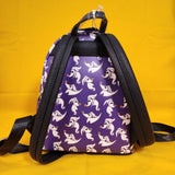 Loungefly Disney NBC ZERO Purple AOP GIow-in-the-Dark Mini Backpack