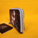 The Nightmare Before Christmas Jack & Sally Split Soft Tag Zip Wallet