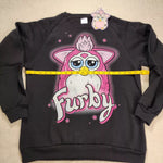 Furby 90s Airbrush Sweatshirt Crewneck Pullover Unisex Size L
