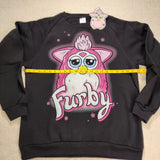 Furby 90s Airbrush Sweatshirt Crewneck Pullover Unisex Size L