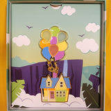 Loungefly Disney Pixar Up Balloon House Carl & Ellie's LE 3" Enamel Pin