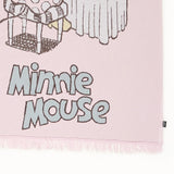 Cakeworthy Disney Minnie Mouse Comic Woven Knit Throw Blanket Pink
