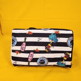 Betsey Johnson Caviar and Champagne Zip Top Insulated Lunch Tote Lunch Bag