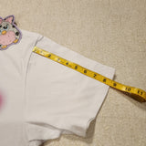Furby Air Brush Pink 90s Toy TShirt Dress Oversized Shirt Small