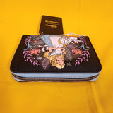 Loungefly Disney Alice In Wonderland Winter Drawing Rabbit Clock Zip Wallet