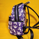 Loungefly Disney NBC ZERO Purple AOP GIow-in-the-Dark Mini Backpack