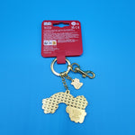Loungefly Strawberry Shortcake Custard Rainbow Keychain Charm
