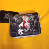 The Nightmare Before Christmas Jack & Sally Split Soft Tag Zip Wallet