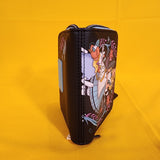 Loungefly Disney Alice In Wonderland Winter Drawing Rabbit Clock Zip Wallet