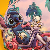 Loungefly Disney Lilo & Stitch Stitch & Scrump Duck Bike Ride Mini Backpack NEW